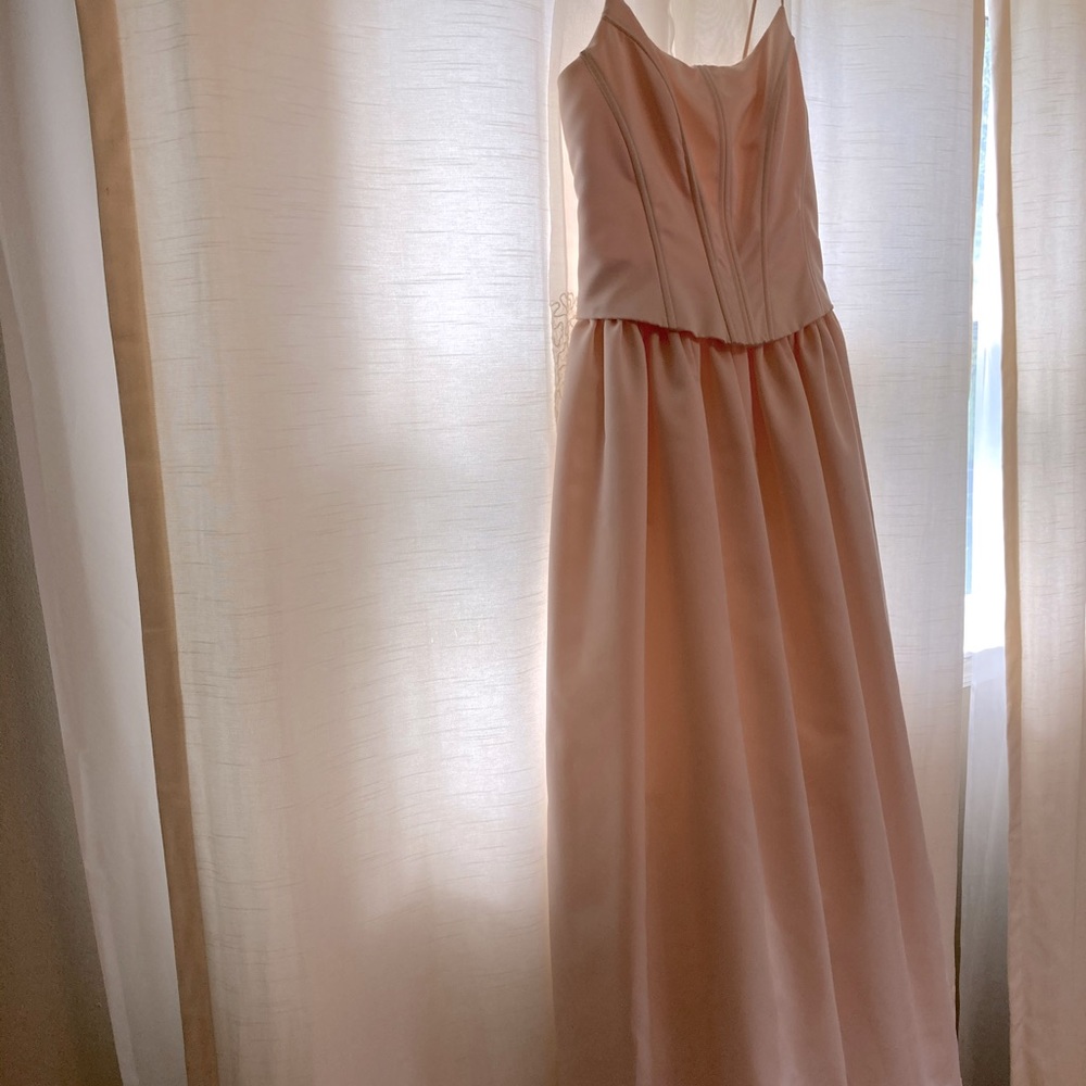 Elegant Pale Pink Prom Dress by Scott McClintock